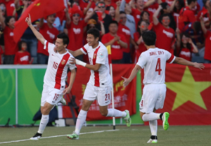 亚洲杯：孙可两球郜林乌龙 国足2-1朝鲜取3连胜